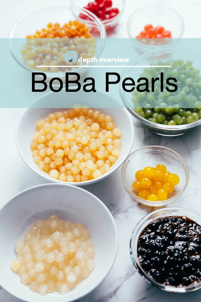 type of boba pearls