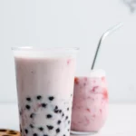 strawberry milk tea