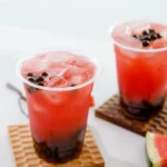 watermelon boba