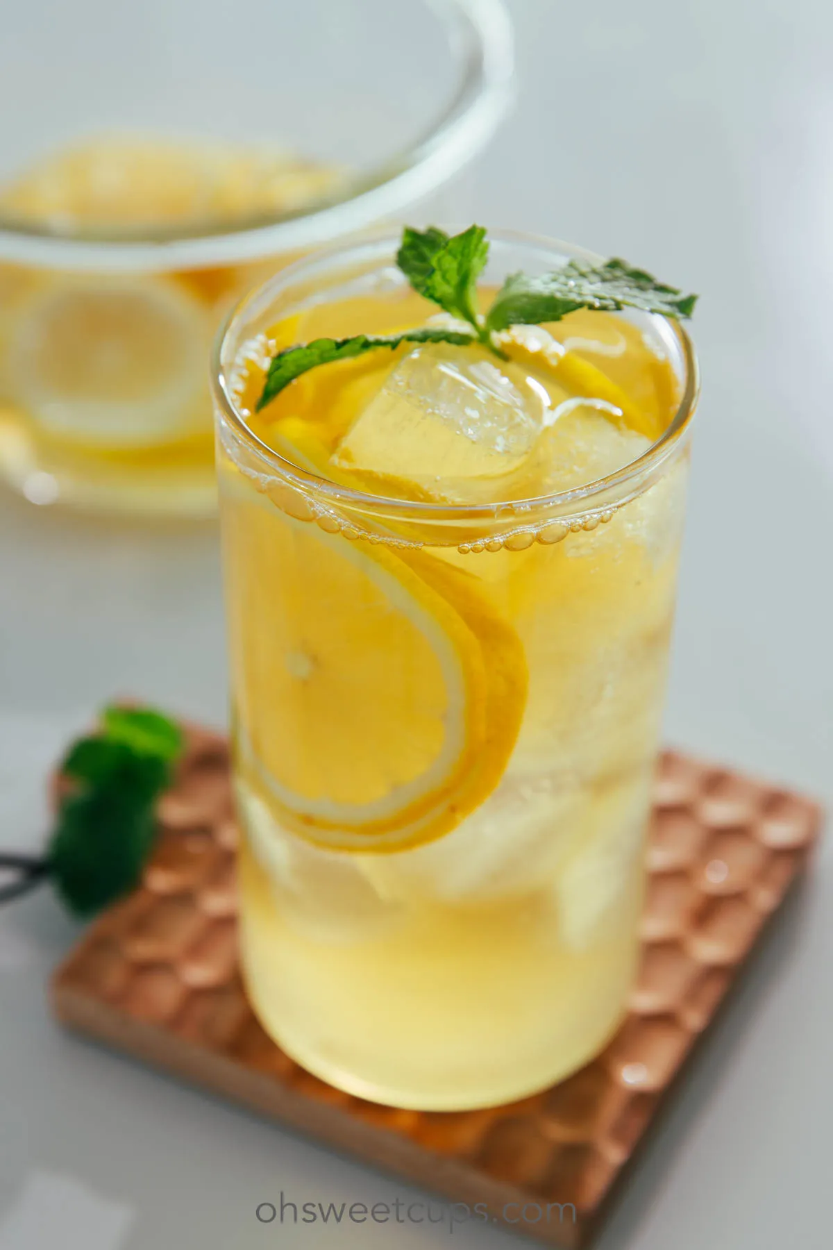 honey lemon green tea 