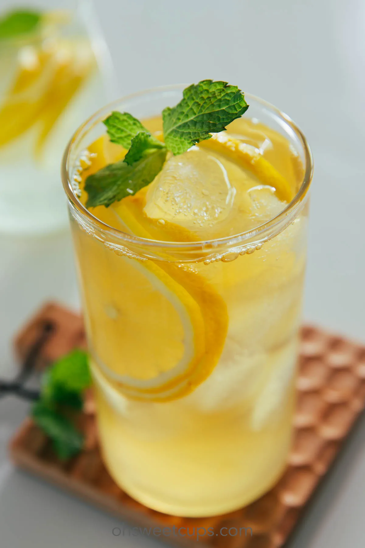 honey lemon green tea