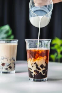 coffee jelly milk tea|ohsweetcups.com