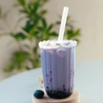 Blueberry Milk Tea | ohsweetcups.com